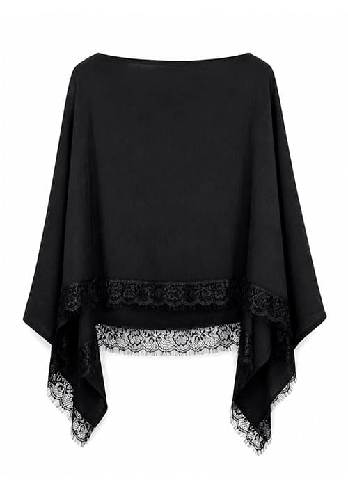 Poncho encaje