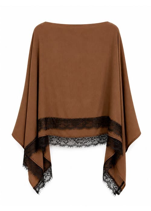 Poncho encaje