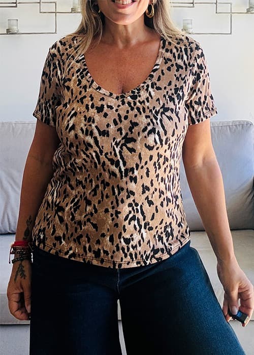Remera Animal Print V