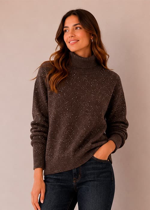 Polera con lentejuelas