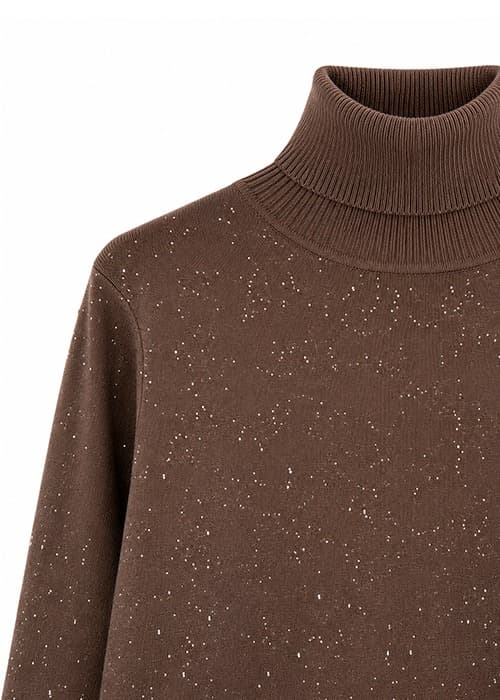 Polera con lentejuelas