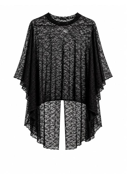 Poncho de encaje