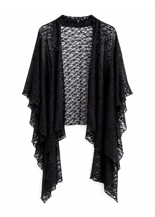 Poncho de encaje
