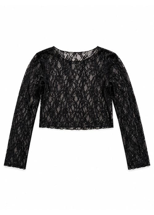 Crop Top de encaje