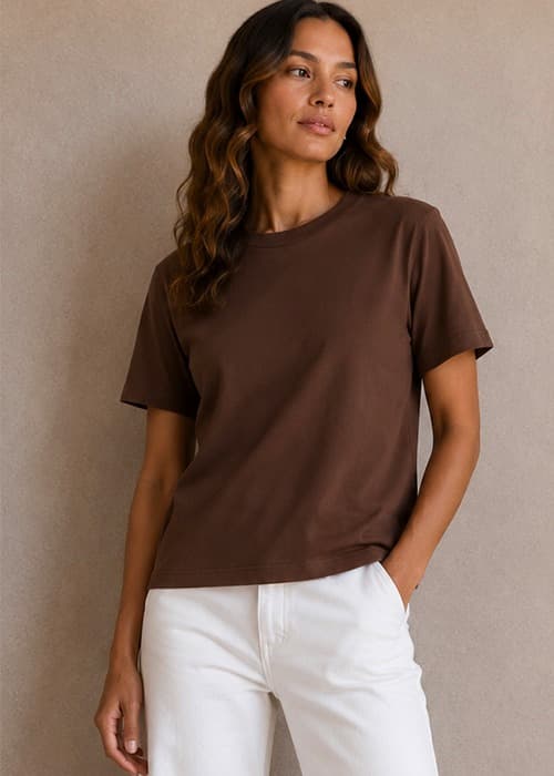 Remera Basic Algodon Lycra Premium