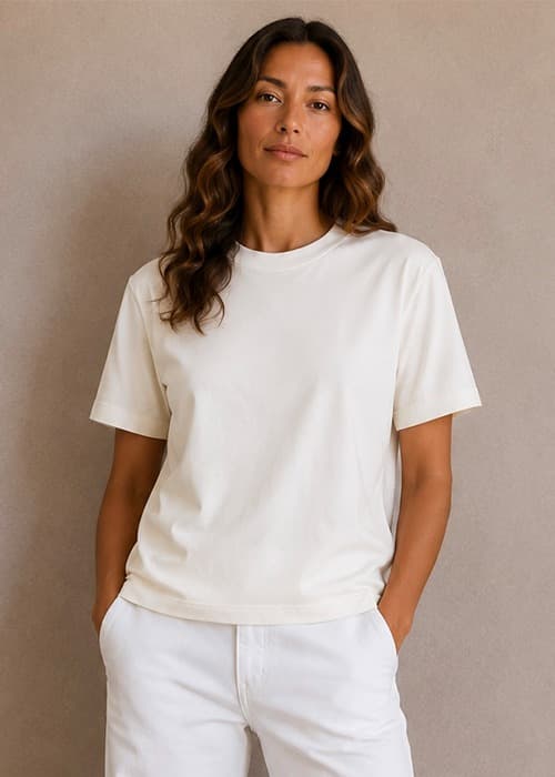 Remera Basic Algodon Lycra Premium