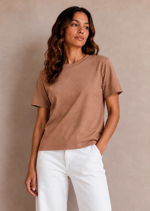 Remera Basic Algodon Lycra Premium