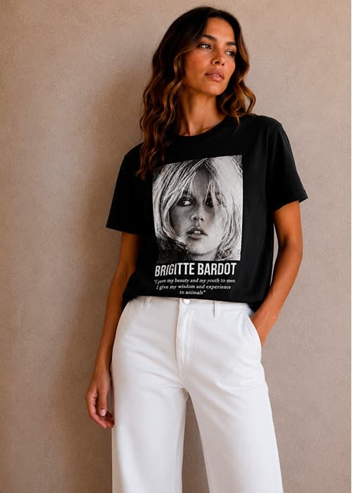 Remera Bardot Black