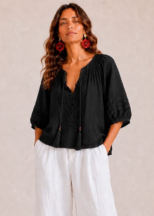 Bluson Boho Crochet