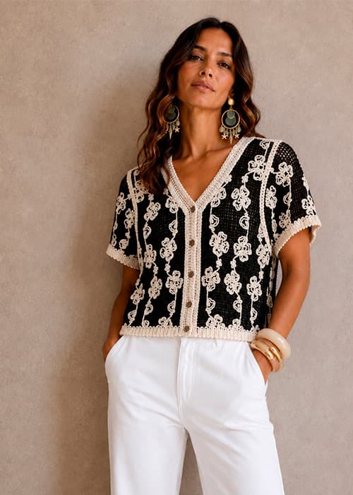 cardigan Crochet