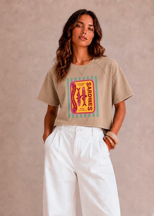 Remera Boxy Sandines