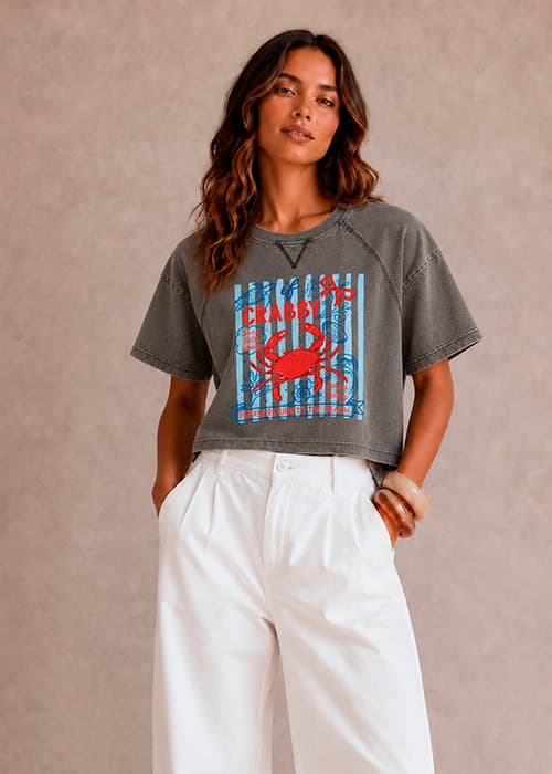 Remera Boxy Crabby
