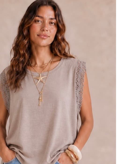 Remera Macrame