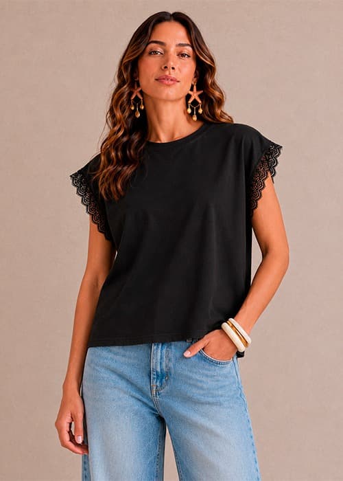 Remeron con macrame