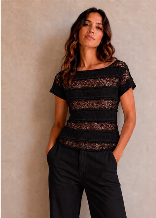 Remera Encaje AMPLIA SPANDEX