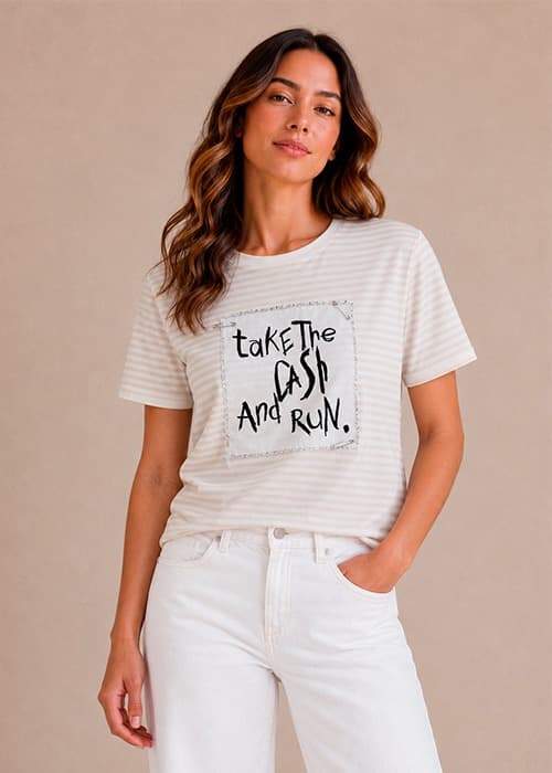 Remera Rayas Cash