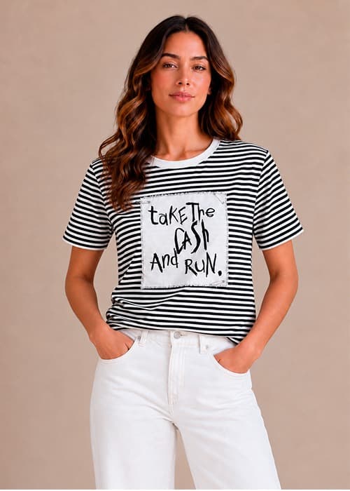 Remera Rayas Cash
