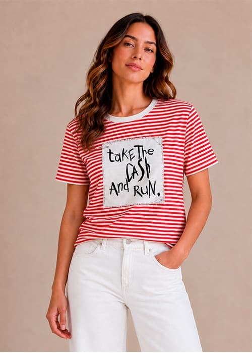 Remera Rayas Cash