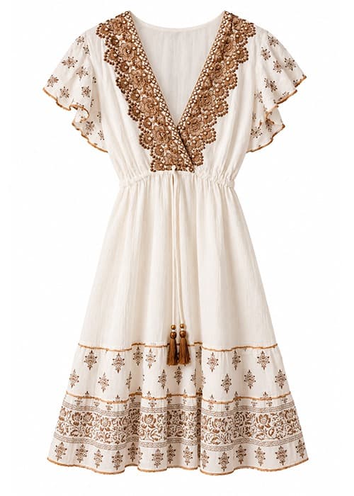 Vestido Boho Corto