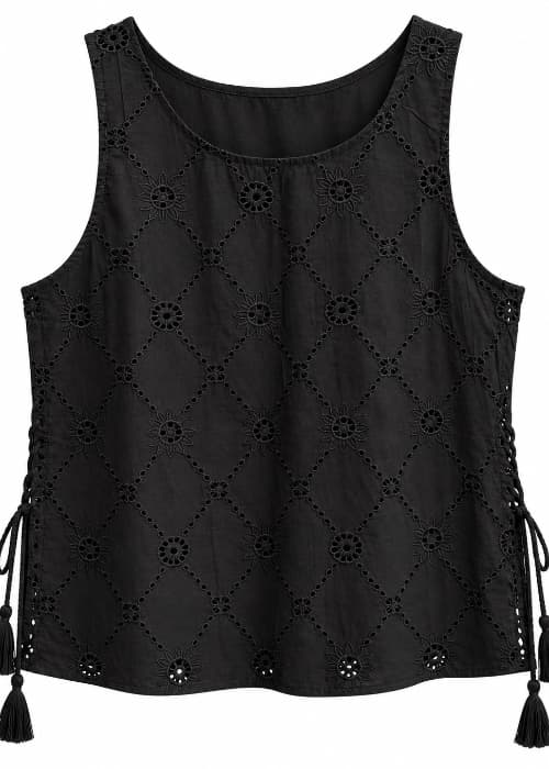Musculosa Broderie