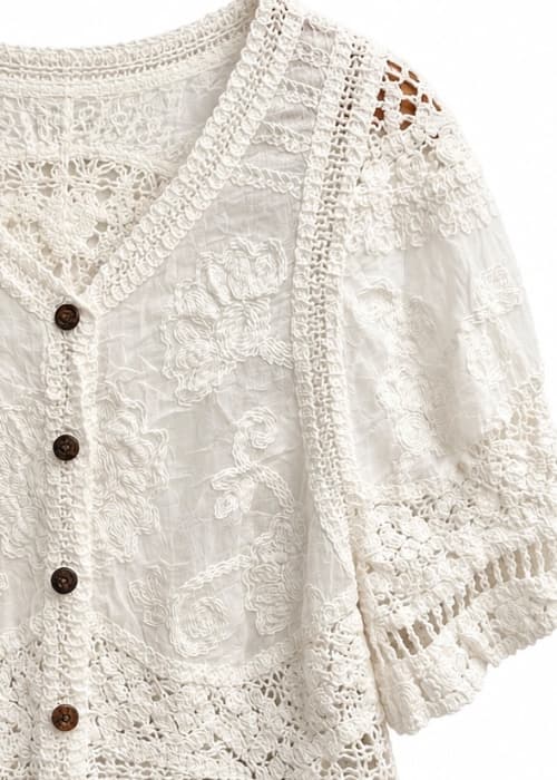 Blusa con crochet