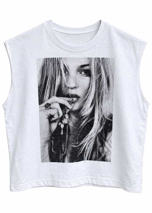 Musculosa Boxy Kate collar
