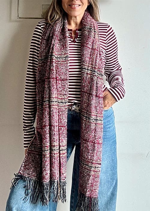Pashmina Bordo