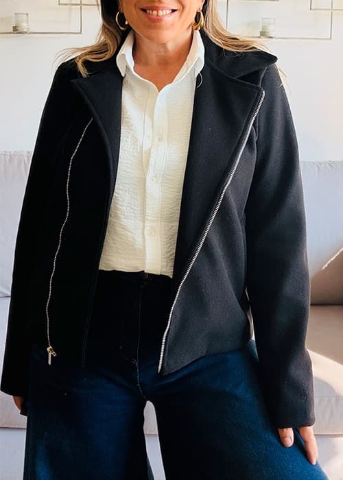 chaqueta cierre
