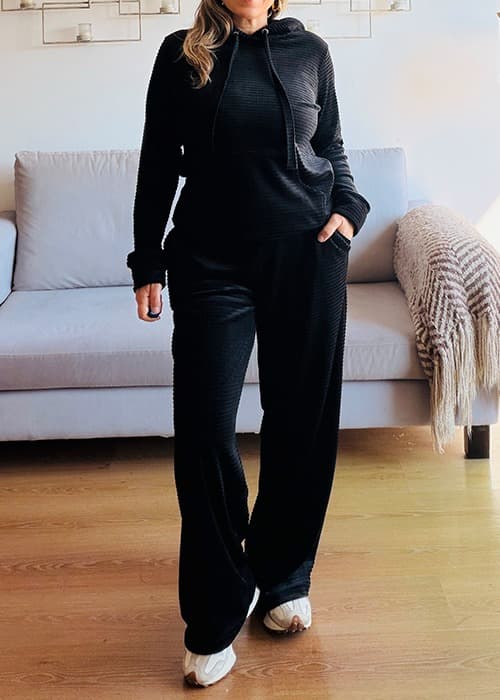 Pantalon Plush Acanalado