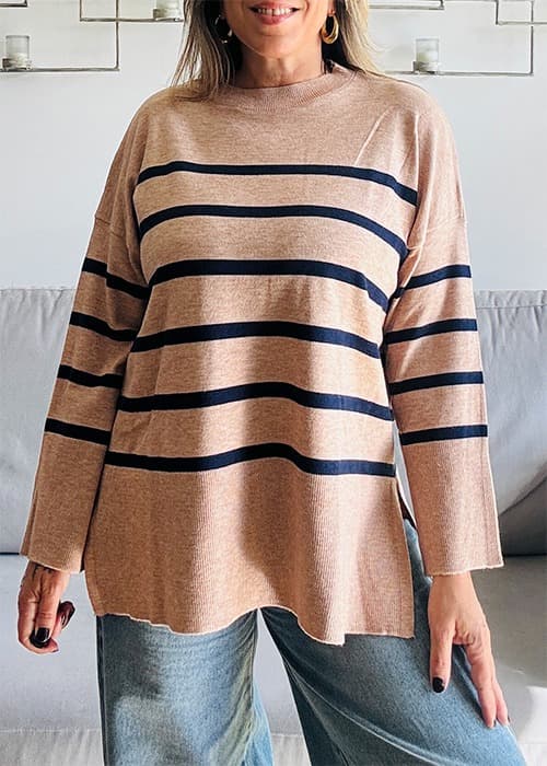 Sweater Rayas Arena